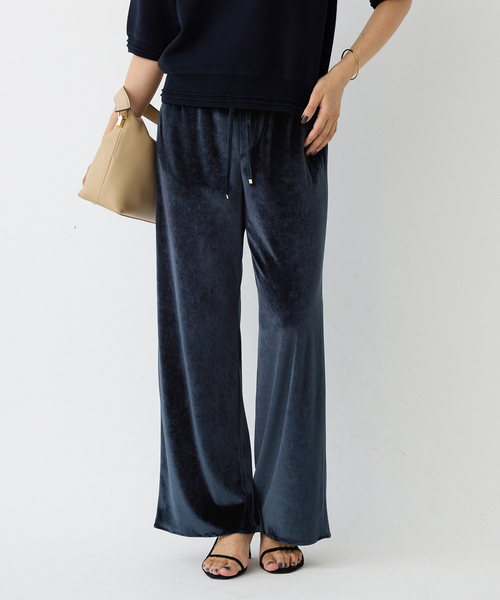 IENA（イエナ） パンツ ベロアイージーパンツ レディース : ZOZOTOWN