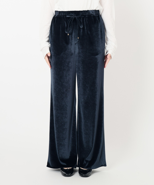 今季未使用　IENA ベロア　イージーパンツ　黒　イエナ IENA（イエナ） パンツ ベロアイージーパンツ レディース : ZOZOTOWN