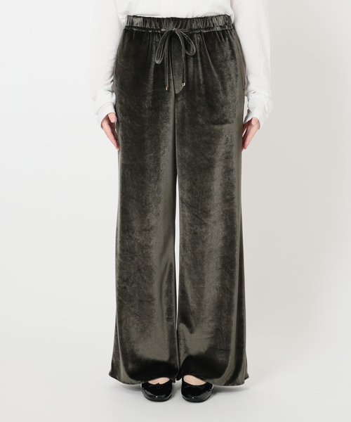 IENA（イエナ） パンツ ベロアイージーパンツ レディース : ZOZOTOWN