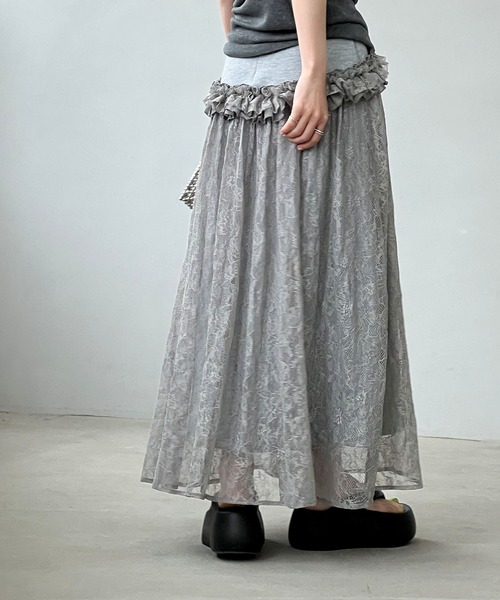 「chuclla」 フラットサンダル M ブラック レディース_画像4