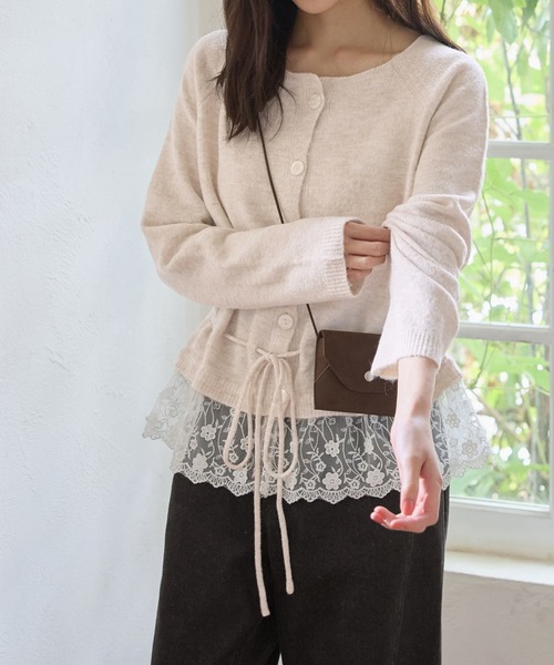 JUSGLITTY 裾レースロングカーディガン 裾レースロングカーデ入荷します！！ | JUSGLITTY Official Blog