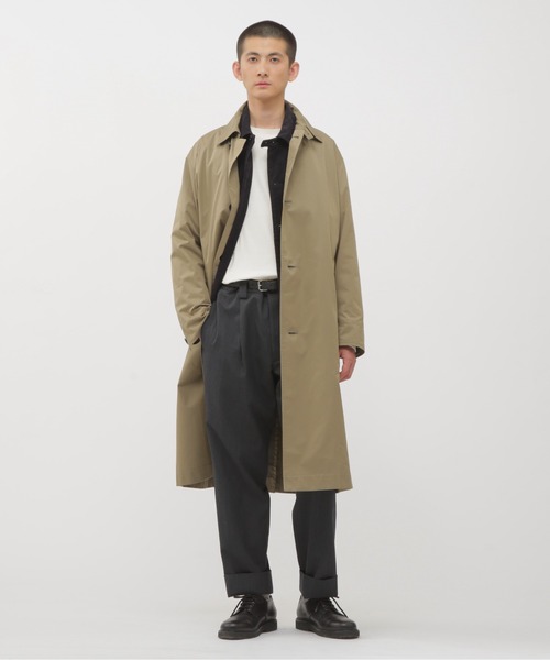 MARGARET HOWELL (マーガレットハウエル) ステンカラーコート MARGARET HOWELL（マーガレットハウエル）の「SATIN WOOL TWILL