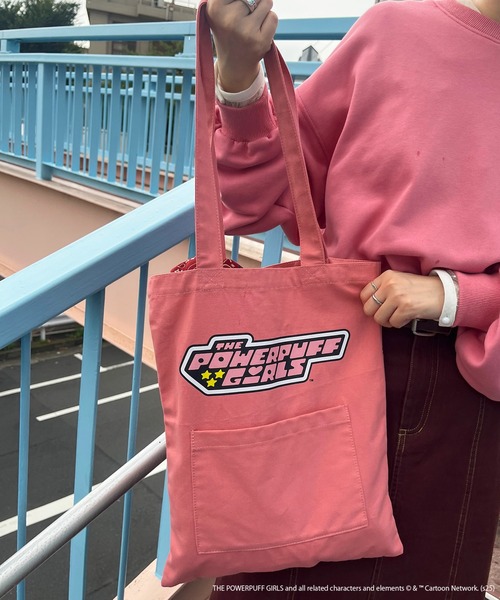 DOUBLE NAME（ダブルネーム） トートバッグ パワーパフガールズコラボ