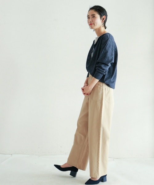 「NOMBRE IMPAIR」 ニットカーディガン FREE ベージュ レディース_画像7