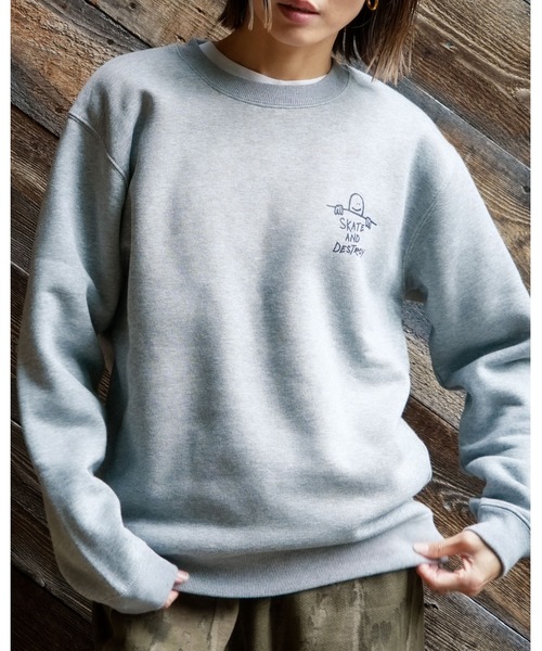 THRASHER（スラッシャー） トレーナー スウェット GONZ DESTROY CREW