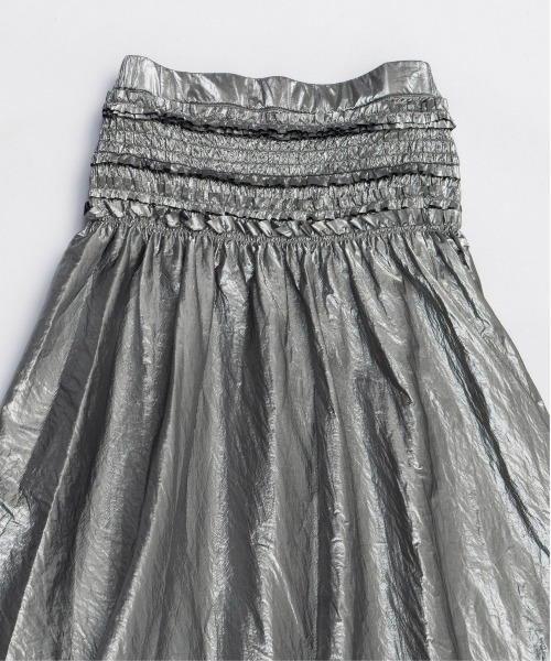 MAISON SPECIAL（メゾンスペシャル） スカート Metallic Flare Skirt