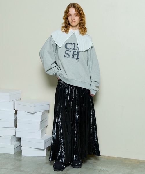 MAISON SPECIAL（メゾンスペシャル） スカート Metallic Flare Skirt