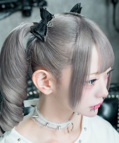 mine by LAFARY ヘアクリップ レースゴシックリボン : ZOZOTOWN Yahoo