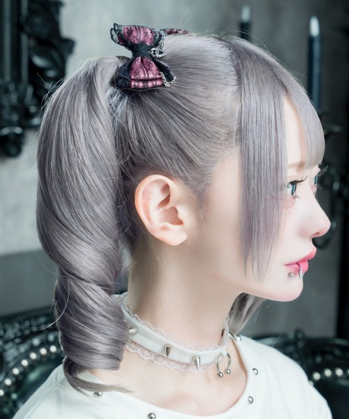 mine by LAFARY ヘアクリップ レースゴシックリボン : ZOZOTOWN Yahoo