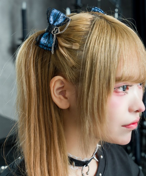 mine by LAFARY ヘアクリップ レースゴシックリボン : ZOZOTOWN Yahoo