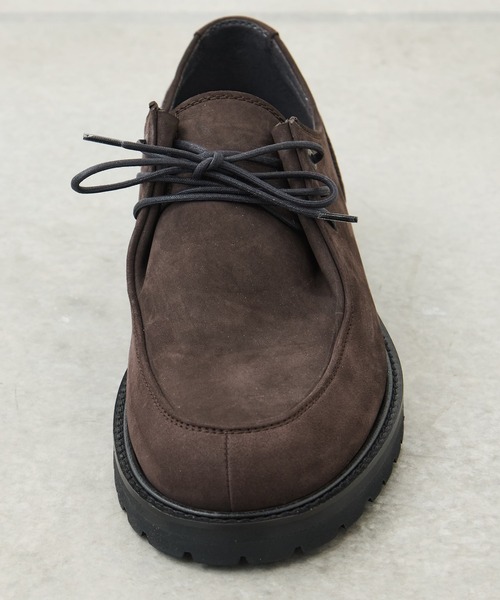 ブーツ Vibram  3HOLE NUBUCK LEATHER BOOTS メンズの画像