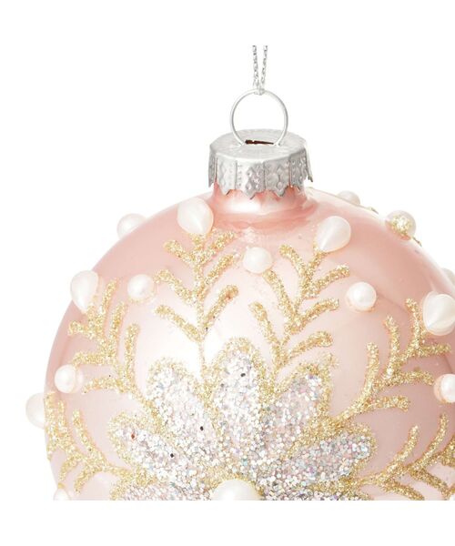 Francfranc（フランフラン） インテリア ガラスオーナメント スノー