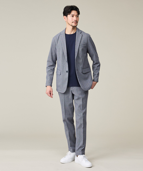 ABAHOUSE GRAY セットアップ 「上下2点SET/WEB限定」ヘリンボーン