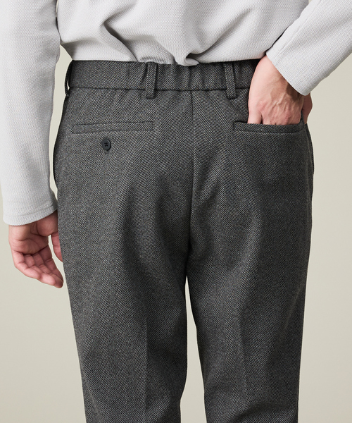 ABAHOUSE GRAY セットアップ 「上下2点SET/WEB限定」ヘリンボーン