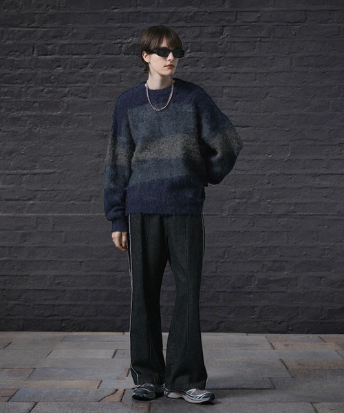 「ENDER PRODUCTS」 長袖ニット M ベージュ メンズ_画像5