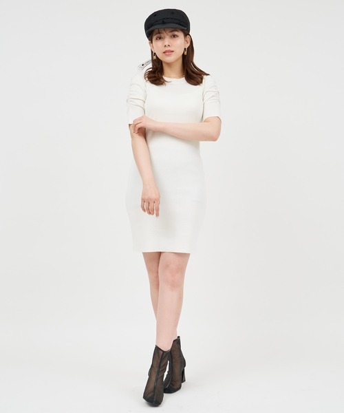 「ROYAL PARTY」 半袖ワンピース FREE パープル レディース_画像3