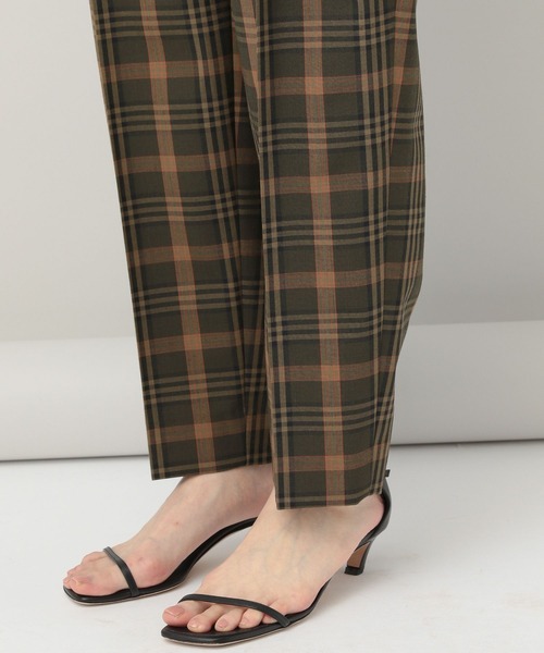 Curensology（カレンソロジー） スラックス 36 ダークブラウン