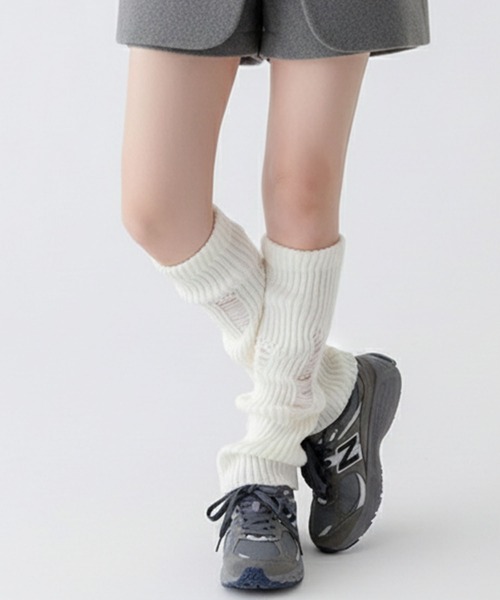lulufa レッグウォーマー 卒業式 クラッシュレッグウォーマー/ダメージ lulufa レッグウォーマー 卒業式 クラッシュレッグウォーマー/ダメージ