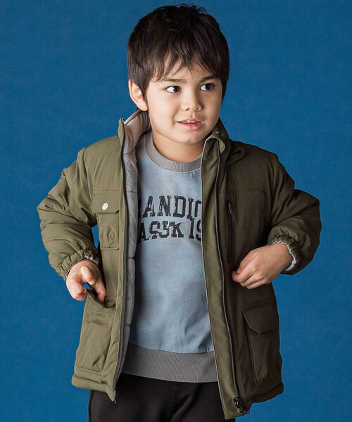 WASK（ワスク） ダウン アウター リップストップ＆タイダイ