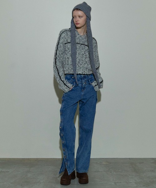 【最終お値下げ】MAISON SPECIAL メゾンスペシャル　サイズ36 MAISON SPECIAL（メゾンスペシャル） パンツ 36 ブルー レディース