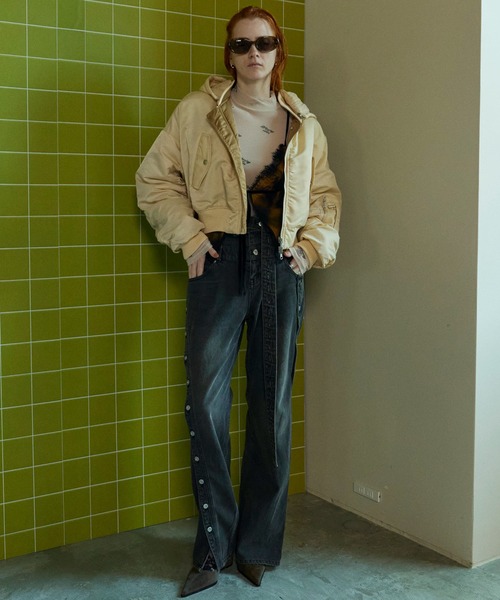 MAISON SPECIAL（メゾンスペシャル） デニムパンツ 36 ブラック