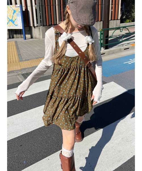 「WC」 キャミソールワンピース FREE ホワイト レディース_画像3