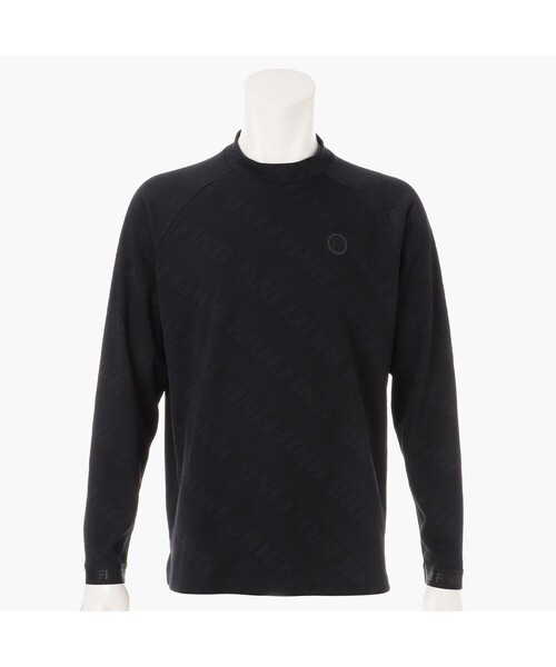 新品　BRIEFING CE BIAS LOGO JQ LS HIGHNECK BRIEFING（ブリーフィング） tシャツ 「BRIEFING GOLF／ブリーフィング