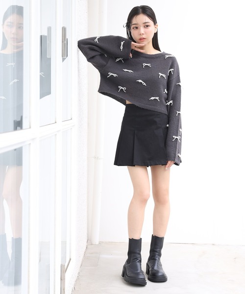 「one after another NICE CLAUP」 長袖ニット FREE ミント レディース_画像5