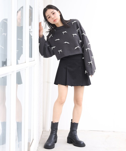 「one after another NICE CLAUP」 長袖ニット FREE ミント レディース_画像7