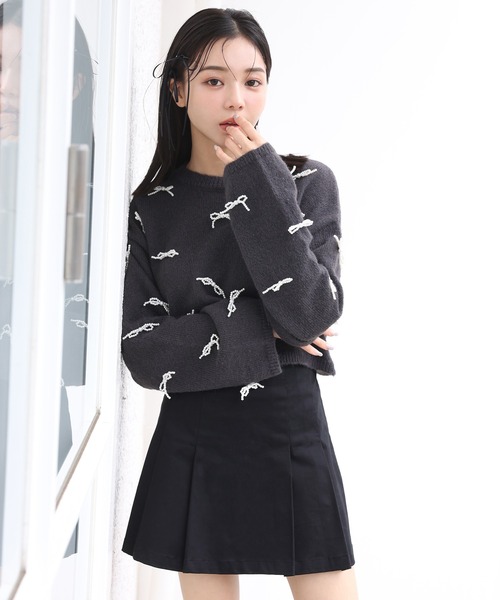 「one after another NICE CLAUP」 長袖ニット FREE ミント レディース_画像8