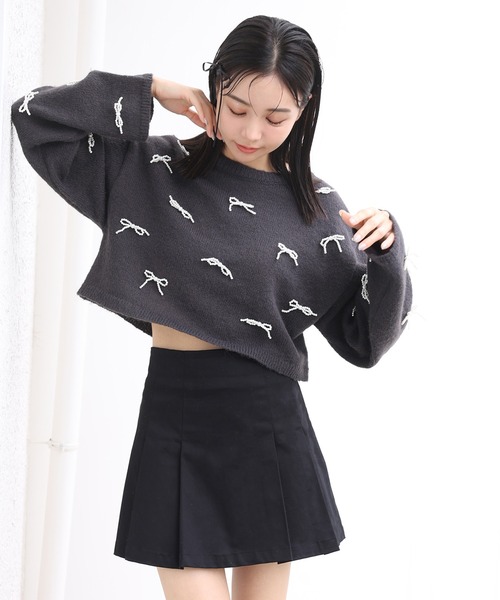 「one after another NICE CLAUP」 長袖ニット FREE ミント レディース_画像9