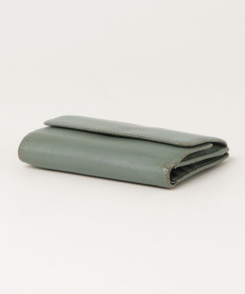 新品 マーガレットハウエルアイデア 二つ折り財布 コンパクト財布 ブルーグレー MARGARET HOWELL idea（マーガレット ハウエル アイデア） 財布 FREE