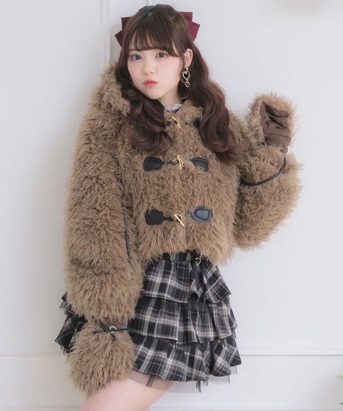 ROJITA（ロジータ） コート アウター ミトン付きプードルファーコート 