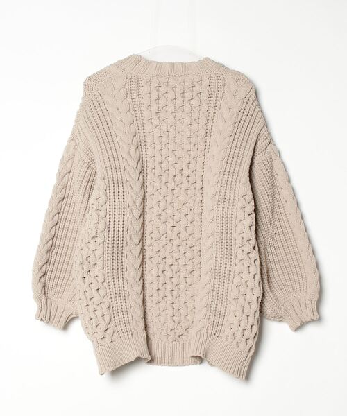 ADAM ET ROPE'（アダムエロペ） ニットカーディガン FREE ベージュ