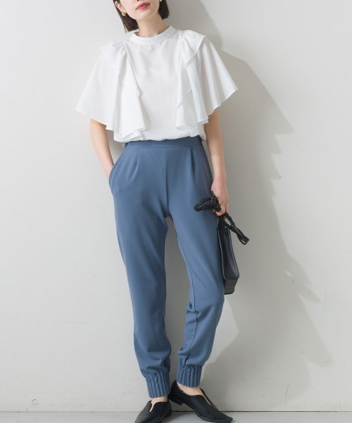 「terrace」 半袖ブラウス MEDIUM ブラック レディース_画像6