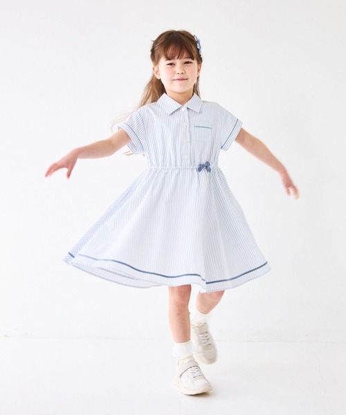 CHOPIN（ショパン） ワンピース 「姉妹でお揃いに」ストライプシャツ