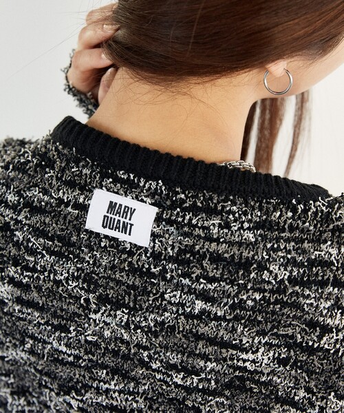 「PUBLUX」 ニットカーディガン「MARY QUANTコラボ」 フリ- ナチュラル レディース_画像4