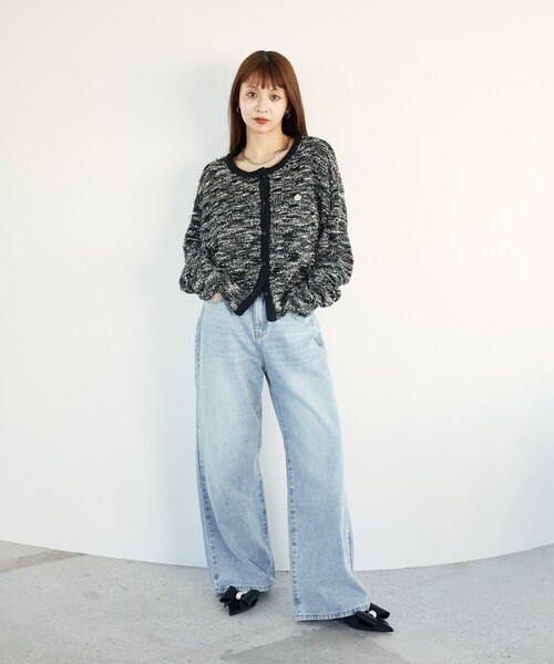 「PUBLUX」 ニットカーディガン「MARY QUANTコラボ」 フリ- ナチュラル レディース_画像7