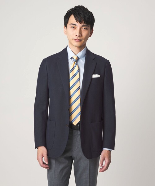 グリーンレーベルリラクシング テーラードジャケット エコペット ネイビー 紺 M green label relaxing（グリーンレーベルリラクシング） ジャケット
