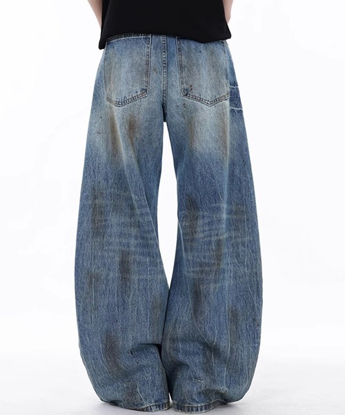 「CALIFORNIA OUTFITTERS」 デニムパンツ L ブルー メンズ_画像4