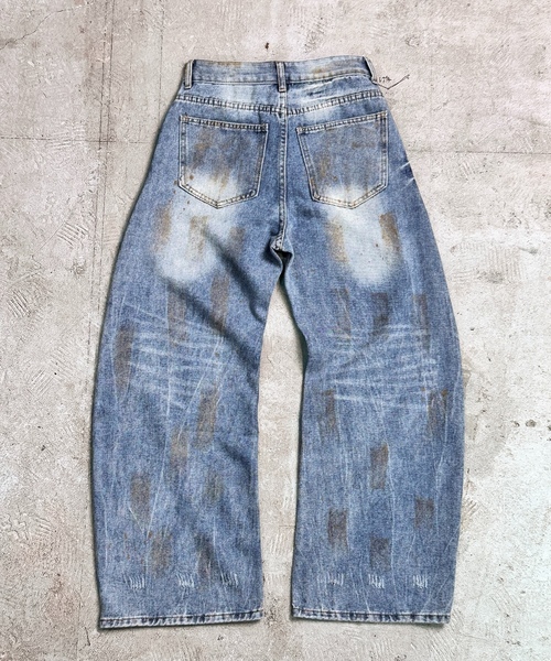 「CALIFORNIA OUTFITTERS」 デニムパンツ L ブルー メンズ_画像6