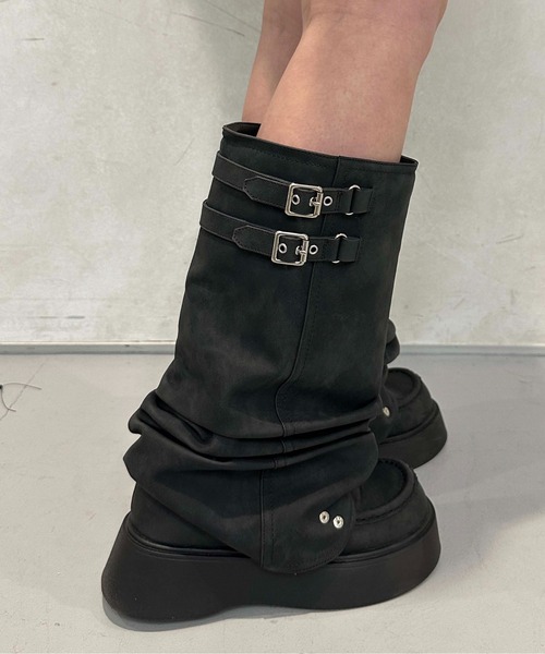 sedacle girl（セダクルガール） ブーツ 2wayバックルミドルブーツ