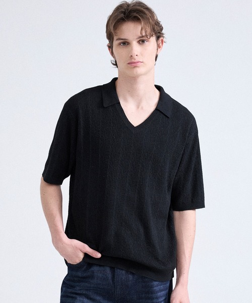 Parts Lab. ポロシャツ 半袖 「Parts Lab.」Summer Knit Short-sleeve