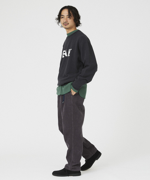 「Snow Peak」 スウェットカットソー MEDIUM ブラック メンズの画像