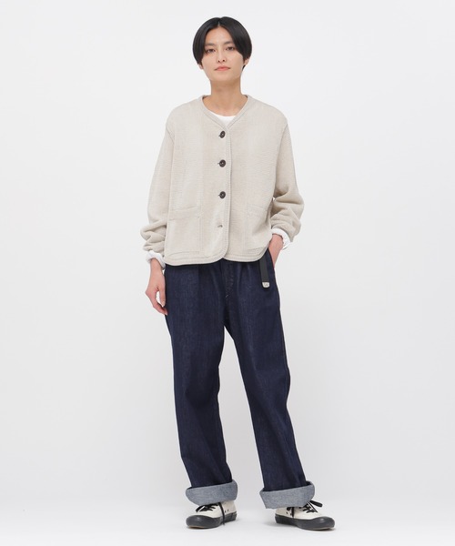 MHL.（エムエイチエル） カーディガン COATED COTTON レディース
