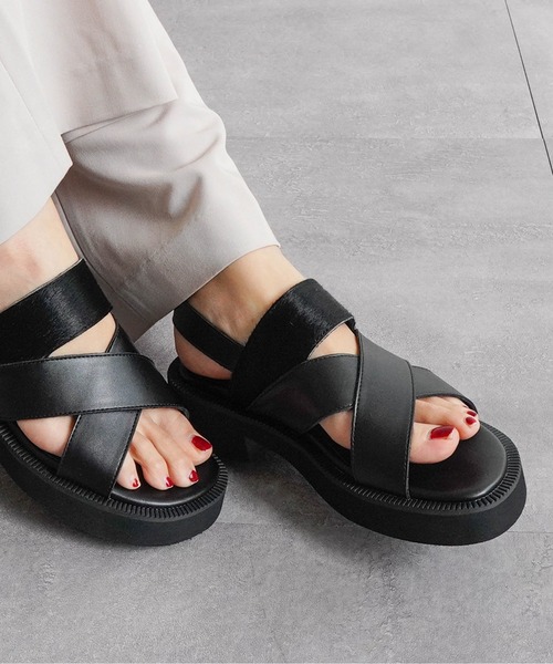 サンダル クロスベルトサンダル レディース : ZOZOTOWN Yahoo!店