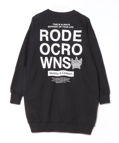 「Rodeo Crowns」 長袖ワンピース FREE ブラック レディース_画像2