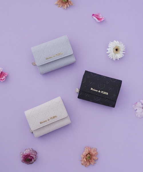 「Maison de FLEUR」 財布 FREE ブルー系その他 レディース_画像2