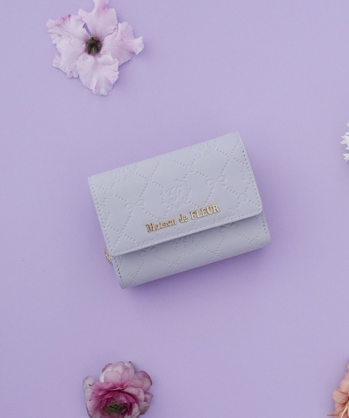 「Maison de FLEUR」 財布 FREE ブルー系その他 レディース_画像3