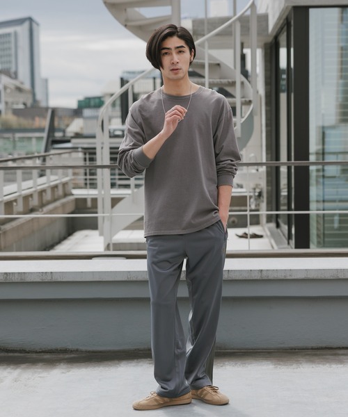 【TFW49】ストレッチ ジャージーパンツ　グレー adidas（アディダス） スウェットパンツ ジャージ ファイヤーバード
